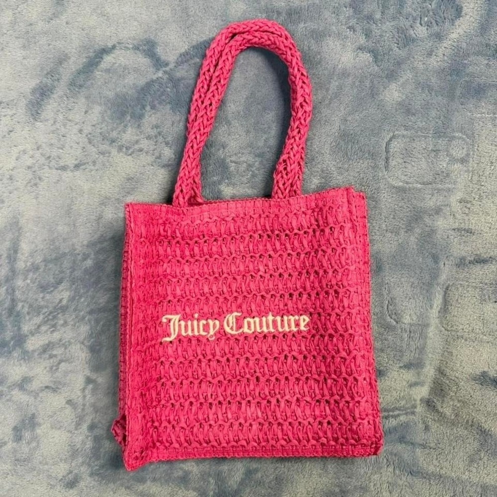 Juicy Couture pink crochet bag‎
